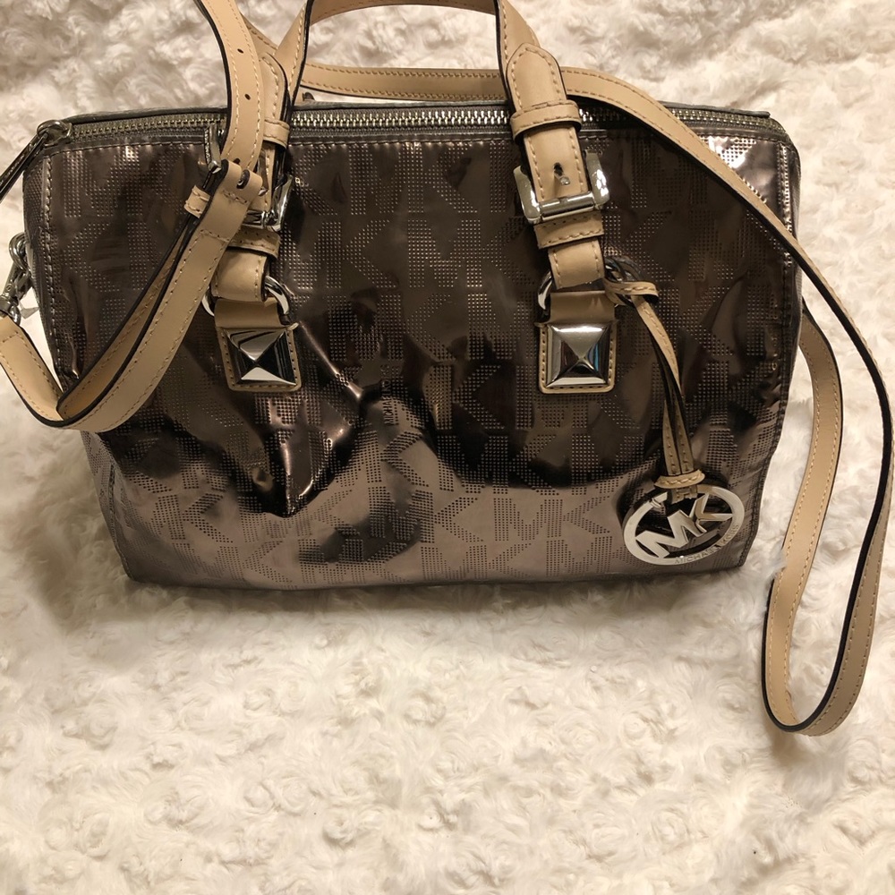 MK metallic bag